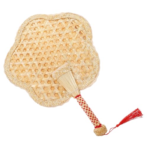 AUTSUPPL Handgefertigter Natürlicher Strohfächer mit Griff Chinesischer Retro-stil Handgewebter Lüfter für Sommerkühlung Tragbarer Handventilator für Innen und Außen Dekorativer Wandschmuck AUTSUPPL Handgefertigter Natürlicher Strohfächer mit Griff Chinesischer Retro-stil Handgewebter Lüfter für Sommerkühlung Tragbarer Handventilator für Innen und Außen Dekorativer Wandschmuck von AUTSUPPL