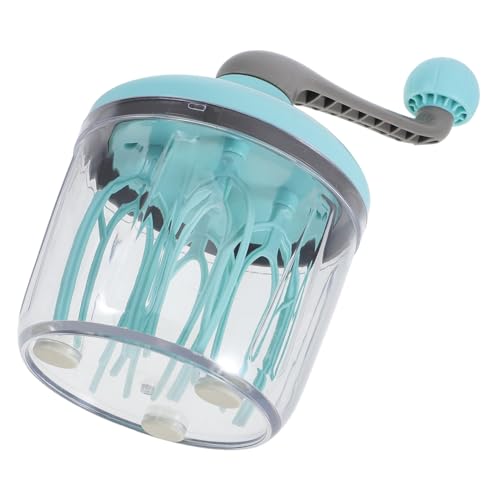 AUTSUPPL Handkurbel Eierschläger Edelstahl Handmixer Mechanischer Schneebesen für Sahne und Eiweiß Schlagen Backen Küchenwerkzeug Robust Leicht zu Reinigen Vielseitig Wiederverwendbar von AUTSUPPL