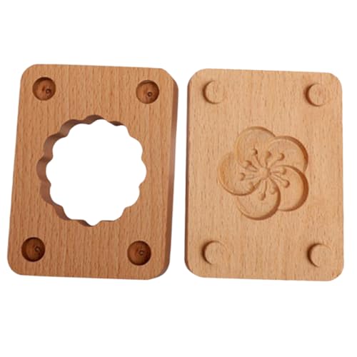 AUTSUPPL Handpresse Mooncake Form aus Backformen für Grüne Bohnenkuchen Sicher und Einfach zu Reinigen Traditionelle Gebäckform für Selbstgemachte Mondkuchen von AUTSUPPL