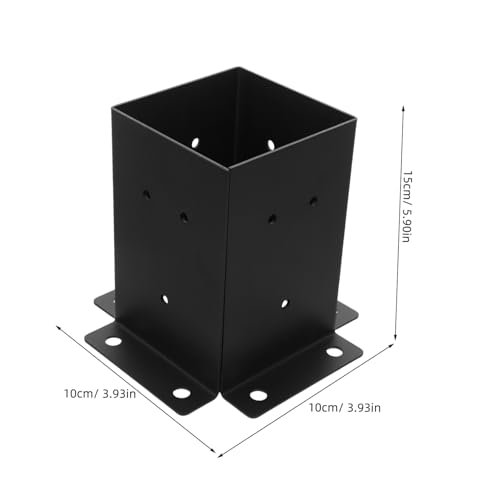 AUTSUPPL Heavy-duty Metall Pfostenhalterung Wetterfest Langlebig Stabil für Terrassen Zäune Pergola Outdoor-strukturen Basis für Rasen und Feste Böden von AUTSUPPL