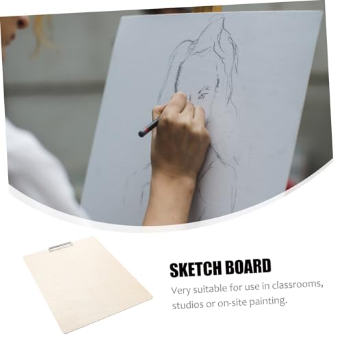 AUTSUPPL Holz Sketching Board Glatte Oberfläche Tragbares Klemmbrett für Studenten Reise zeichenbrett zum Malen und Skizzieren für Kunstpraxis und Kreativität AUTSUPPL Holz Sketching Board Glatte Oberfläche Tragbares Klemmbrett für Studenten Reise zeichenbrett zum Malen und Skizzieren für Kunstpraxis und Kreativität von AUTSUPPL
