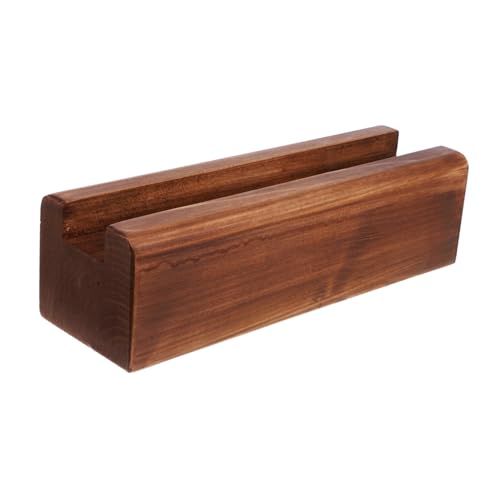 AUTSUPPL Holzhalterung für Spiegel Rutschfester Bodenspiegelständer mit Slot Design für Wohnzimmer Arbeitszimmer und Stabiler und Eleganter Spiegelhalter Holz Maße von AUTSUPPL