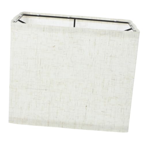 AUTSUPPL Kleiner Rechteckiger Lampenschirm aus Langlebigem Leinen Tisch und Wandleuchten Schirm Retro Stil Einfache Montage Blendfrei für Wohnzimmer und Schlafzimmer Geeignet AUTSUPPL Kleiner Rechteckiger Lampenschirm aus Langlebigem Leinen Tisch und Wandleuchten Schirm Retro Stil Einfache Montage Blendfrei für Wohnzimmer und Schlafzimmer Geeignet von AUTSUPPL