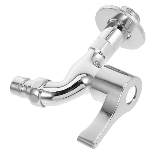 AUTSUPPL Küchen wasserhahn aus Legierung Kupfer Extra Langes Schnellöffnungs design Einhebel wandarmatur für Waschmaschine Bad Garten Robust und Langlebig Einfache Montage Lang von AUTSUPPL