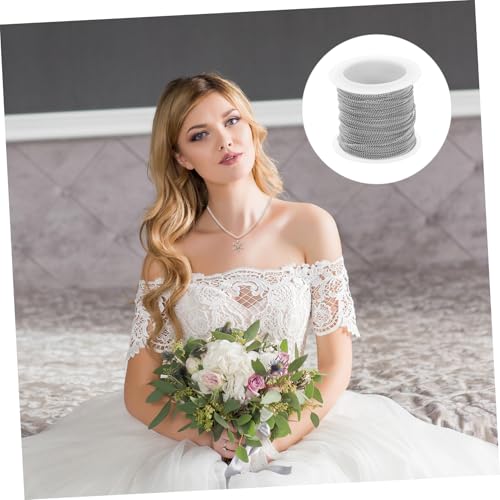 AUTSUPPL Kupfer Schmuckkette DIY Gliederkette für Halsketten Armbänder Pulloverketten Basteln Schmuckherstellung Langlebig Glatt Poliert Angenehm zu Tragen von AUTSUPPL