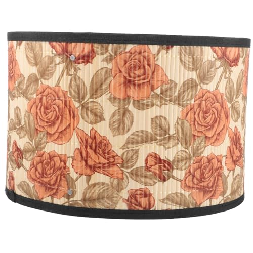 AUTSUPPL Lampenschirm mit Blumenmuster Gedruckter Tischlampenschirm aus stabilem Naturgeflecht und Metall Eleganter Lampenschirm für Wohnzimmer Schlafzimmer Esszimmer und Büro Einfache AUTSUPPL Lampenschirm mit Blumenmuster Gedruckter Tischlampenschirm aus stabilem Naturgeflecht und Metall Eleganter Lampenschirm für Wohnzimmer Schlafzimmer Esszimmer und Büro Einfache von AUTSUPPL