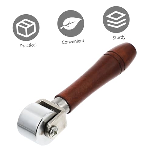 AUTSUPPL Leder Andrückroller Präzisions Lederpresswerkzeug zum Glätten und Verkleben Langlebiger Stahl mit Härtung für Lederhandwerk DIY und Professionelle Anwendungen AUTSUPPL Leder Andrückroller Präzisions Lederpresswerkzeug zum Glätten und Verkleben Langlebiger Stahl mit Härtung für Lederhandwerk DIY und Professionelle Anwendungen von AUTSUPPL