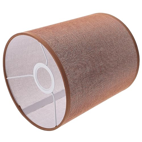 AUTSUPPL Leinen Lampenschirm Ersatz Lampenabdeckung Rund Stabil Stoff Lampenschirm Abdeckung Für Wand Tischlampe Wohnzimmer Beleuchtung Zubehör von AUTSUPPL