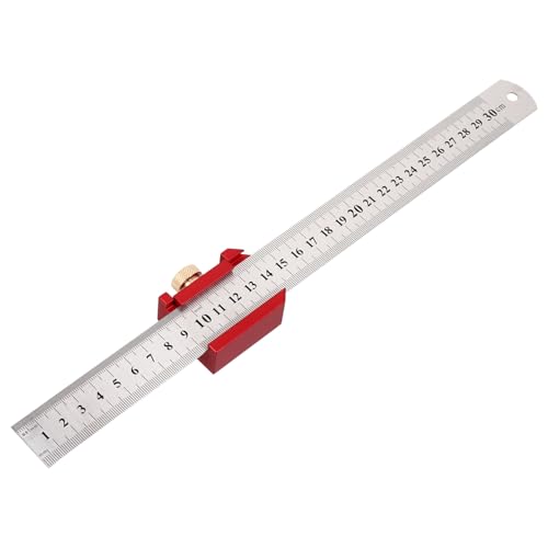 AUTSUPPL Markierungslehre Messwerkzeug aus Edelstahl und Messing Langlebiger Holzarbeitsanschlag mit Stopper Präziser Manueller Markierlocator für Tischler und Fachkräfte Verschleißfest AUTSUPPL Markierungslehre Messwerkzeug aus Edelstahl und Messing Langlebiger Holzarbeitsanschlag mit Stopper Präziser Manueller Markierlocator für Tischler und Fachkräfte Verschleißfest von AUTSUPPL