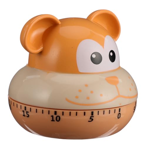 AUTSUPPL Mechanischer Küchentimer Cartoon Tier Motiv Hund Form Küchen Countdown Timer ohne Batterie Praktische Zeitschaltuhr als Geschenk und Dekoration Geeignet von AUTSUPPL