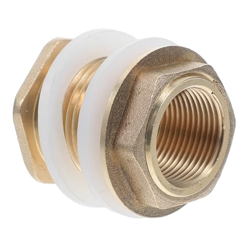 AUTSUPPL Messing Wasseranschluss Tankverbinder mit Außengewinde Fach Innengewinde Garten Schlauch Adapter mit Silikondichtung Robustes Wasseranschluss-fitting für Regentonnen und AUTSUPPL Messing Wasseranschluss Tankverbinder mit Außengewinde Fach Innengewinde Garten Schlauch Adapter mit Silikondichtung Robustes Wasseranschluss-fitting für Regentonnen und von AUTSUPPL