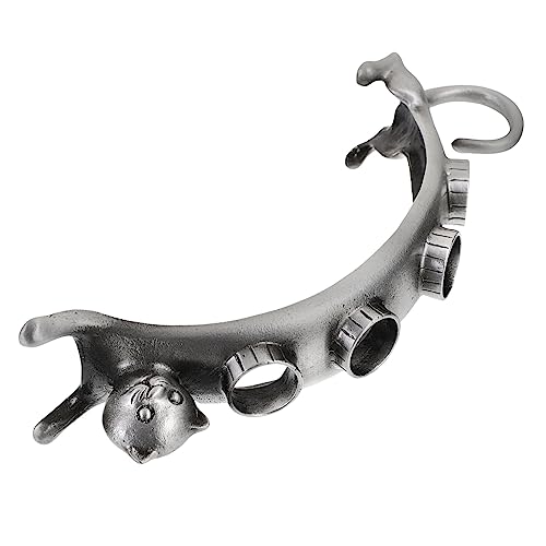 AUTSUPPL Metall Flaschenverschluss Halter Weinflaschen Ausgießer Ständer Weinflaschenverschluss Aufbewahrungsständer Vintage Design für Zuhause Bar Restaurant Feier von AUTSUPPL