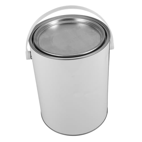 AUTSUPPL Metallfarbe Dose mit Deckel Leere Versiegelte Farbdose aus Robustem Eisen Langlebiger Behälter für Lack Kleber und Chemische Lagerung Praktischer Aufbewahrungseimer für Werkstatt von AUTSUPPL