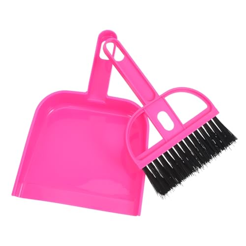 AUTSUPPL Mini Handfeger mit Kehrschaufel Set Kleines Tischkehrblech mit Weichen Borsten Kratzfrei für Tastaturen Betten Haustierkäfige Kompakt und Vielseitig für Präzise Reinigung Zuhause von AUTSUPPL