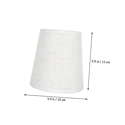 AUTSUPPL Moderner Lampenschirm aus Leinenstoff Einfache Montage Stabiler Lampenabdeckung Zubehör Vielseitig für Tischlampen Wohnzimmer Schlafzimmer Kinderzimmer Stilvoll und Schützend von AUTSUPPL