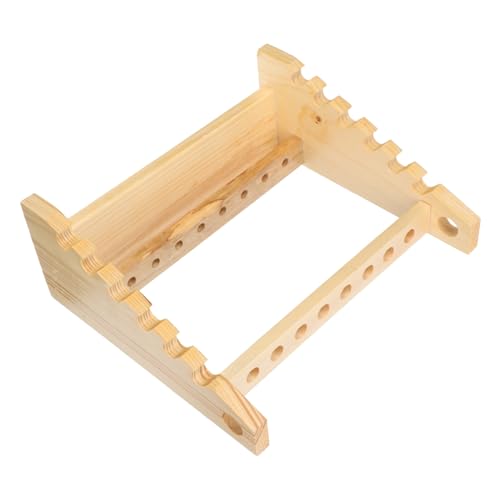 AUTSUPPL Multifunktionaler Holztubenhalter Test Tube Stand Trapezform Pipettenständer Laboraufbewahrung Schulunterricht Langlebig Robust AUTSUPPL Multifunktionaler Holztubenhalter Test Tube Stand Trapezform Pipettenständer Laboraufbewahrung Schulunterricht Langlebig Robust von AUTSUPPL