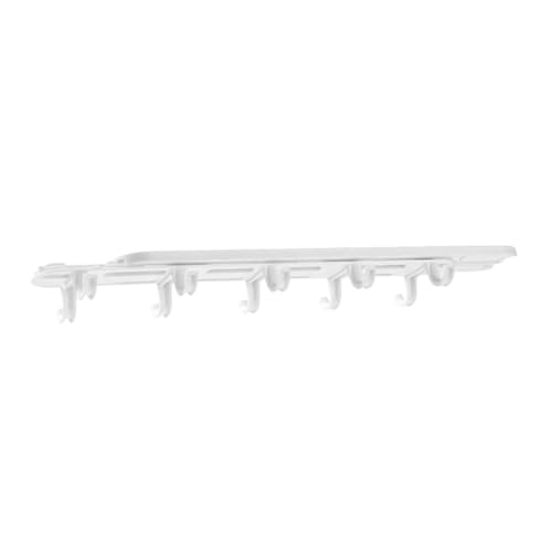 AUTSUPPL Multifunktionaler Klebefreier Ausziehbarer Haken mit Schienensystem Platzsparender Küchenorganizer für Geschirr Utensilien Bad und Schlafzimmer Einfache Montage ohne Bohren Weiß AUTSUPPL Multifunktionaler Klebefreier Ausziehbarer Haken mit Schienensystem Platzsparender Küchenorganizer für Geschirr Utensilien Bad und Schlafzimmer Einfache Montage ohne Bohren Weiß von AUTSUPPL