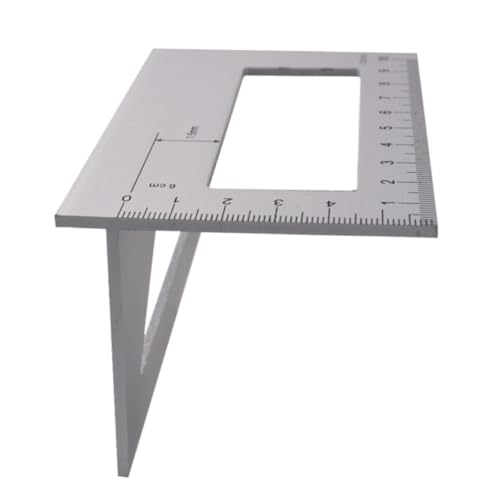 AUTSUPPL Multifunktionaler Winkelmesser Aluminiumlegierung Winkel Lineal Präzise Form Anreißwerkzeug für Holzverarbeitung DIY Markierung AUTSUPPL Multifunktionaler Winkelmesser Aluminiumlegierung Winkel Lineal Präzise Form Anreißwerkzeug für Holzverarbeitung DIY Markierung von AUTSUPPL