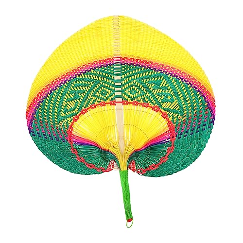 AUTSUPPL Natürlicher Handgefertigter Shape Bambus Handfächer Leichter Sommerlüfter für Outdoor Kühlung Doppelseitiger Fächer mit Stabilem Design für Erwachsene AUTSUPPL Natürlicher Handgefertigter Shape Bambus Handfächer Leichter Sommerlüfter für Outdoor Kühlung Doppelseitiger Fächer mit Stabilem Design für Erwachsene von AUTSUPPL