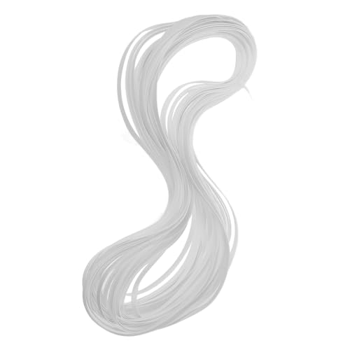 AUTSUPPL Plastikrattan Flechtmaterial Weiß Langlebig und UV beständig Kunststoff Rattan Reparaturband für Stühle Möbel und DIY Flechtprojekte Flexibel für Korbwaren und Gartenmöbel von AUTSUPPL