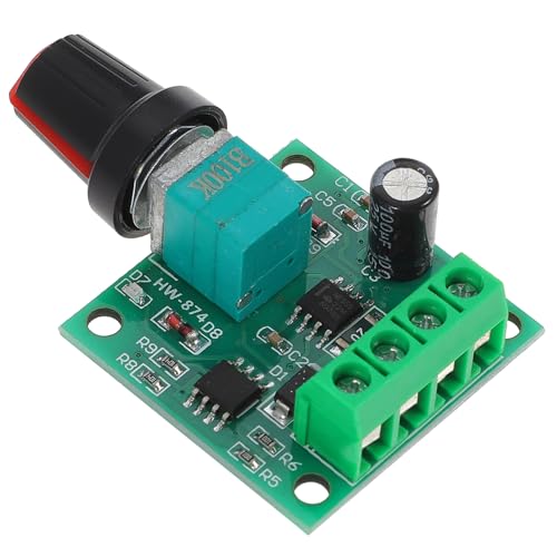 AUTSUPPL Pwm Dc Motor Drehzahlregler Einstellbar mit Schaltfunktion Effizienter Niederspannungs-spannungsregler für Kleine Leistungen Langlebig und Zuverlässig für Gleichstrommotorsteuerung von AUTSUPPL