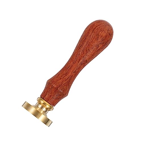 AUTSUPPL Retro Wachssiegel Stempel mit Holzgriff und Kupferkopf Handmade Wax Seal für Briefumschläge Einladungen und DIY Basteldekoration Vintage Siegel für Persönliche Gestaltung und von AUTSUPPL