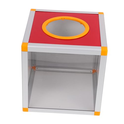 AUTSUPPL Rote Losbox mit Sichtfenster Robuste Aluminium mdf kombination Einfache Installation Multifunktionale Raffle Ball Spiel Spendenbox für Partys und Events AUTSUPPL Rote Losbox mit Sichtfenster Robuste Aluminium mdf kombination Einfache Installation Multifunktionale Raffle Ball Spiel Spendenbox für Partys und Events von AUTSUPPL