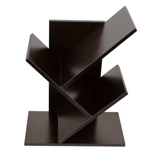 AUTSUPPL Schallplattenaufbewahrung Regal Baumform Desktop Records Rack für Schreibtisch Kleines Bücherregal mit Robustem Design für Vinylalben Büro und Wohnkultur von AUTSUPPL