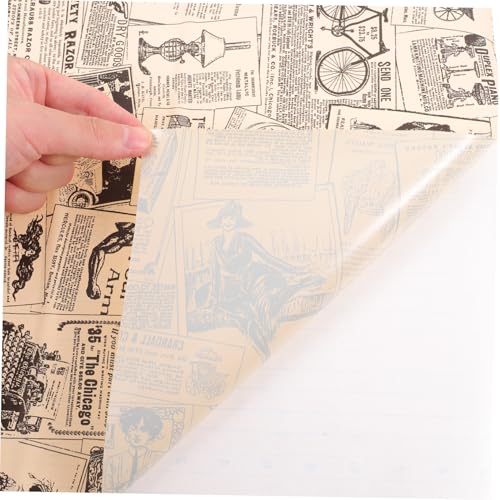 AUTSUPPL Selbstklebende Vintage Tapete Dekorativer Wandaufkleber mit Retro zeitungsdesign Abziehbares Klebe wandtattoo für Wohnzimmer Schlafzimmer Glatte Oberflächen Einfach Anzubringen AUTSUPPL Selbstklebende Vintage Tapete Dekorativer Wandaufkleber mit Retro zeitungsdesign Abziehbares Klebe wandtattoo für Wohnzimmer Schlafzimmer Glatte Oberflächen Einfach Anzubringen von AUTSUPPL