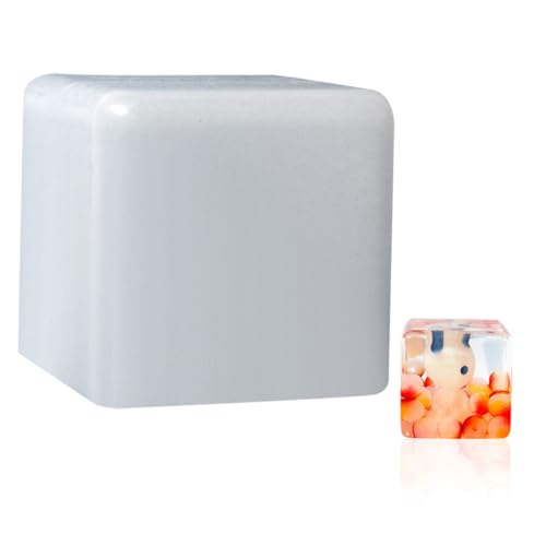 AUTSUPPL Silikon Gießform Würfel DIY Epoxidharz Form für Dekorative Bastelarbeiten Flexible Wiederverwendbare Silikonform für Handgemachte Wohnaccessoires Glatte Oberfläche Einfach zu AUTSUPPL Silikon Gießform Würfel DIY Epoxidharz Form für Dekorative Bastelarbeiten Flexible Wiederverwendbare Silikonform für Handgemachte Wohnaccessoires Glatte Oberfläche Einfach zu von AUTSUPPL