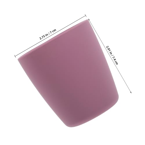 AUTSUPPL Silikon Trinkbecher für Bpa frei Gerader Trinkbecher ohne Griff rutschfest Sicherer Badezimmerbecher für Junge Mädchen Training aus Weichem Unzerbrechlichem Material in Violett AUTSUPPL Silikon Trinkbecher für Bpa frei Gerader Trinkbecher ohne Griff rutschfest Sicherer Badezimmerbecher für Junge Mädchen Training aus Weichem Unzerbrechlichem Material in Violett von AUTSUPPL