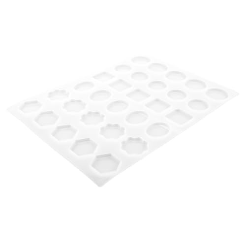 AUTSUPPL Silikonform Geometrisch Wachssiegel Matte Flexible Wachsform für Einladungen DIY Kerzenherstellung Geschenkideen von AUTSUPPL