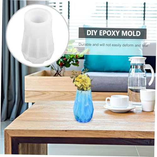 AUTSUPPL Silikonform Vase für Epoxidharz DIY Kreative Aufbewahrungsbehälter Form Wiederverwendbar Leicht zu Reinigen für Handwerksprojekte von AUTSUPPL