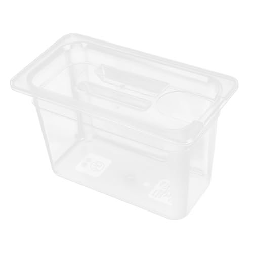 AUTSUPPL Slow Cooker Behälter Transparent Sous Vide Aufbewahrungsbox Bpa frei Ergonomischer Deckel Sichtbar Sicherer Slow Cooker Halter für Einfache Lagerung von AUTSUPPL