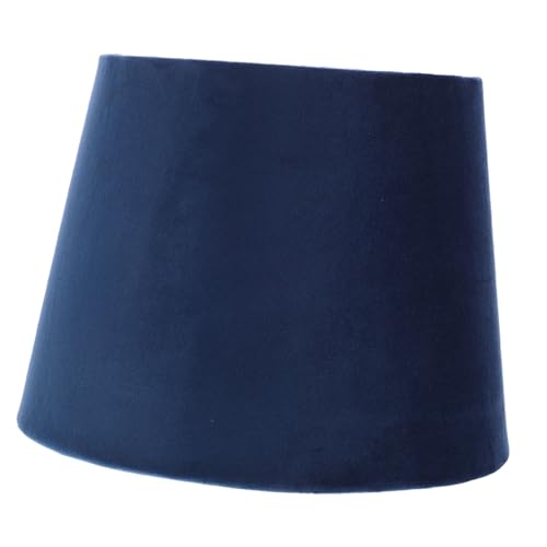 AUTSUPPL Stoff Lampenschirm Ersatz Lampenschirm für Tischlampe Fassung Lochdurchmesser Blau Leichter für Wohnzimmer Schlafzimmer Büro Dekor von AUTSUPPL