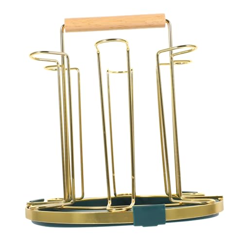 AUTSUPPL Tassenhalter aus Eisen mit Holzgriff Platzsparender Becherhalter für Küche und Wohnzimmer Abtropfständer für Tassen und Gläser Robust und Leicht zu Reinigen AUTSUPPL Tassenhalter aus Eisen mit Holzgriff Platzsparender Becherhalter für Küche und Wohnzimmer Abtropfständer für Tassen und Gläser Robust und Leicht zu Reinigen von AUTSUPPL