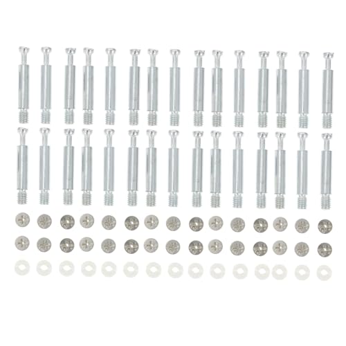 AUTSUPPL Teiliges Möbelverbinder mit Exzentrischem Spannverschluss und Schrauben Starke Belastbarkeit Einfache Montage für Schrankbefestigungen und Möbelverbindungen Langlebig und Präzise von AUTSUPPL