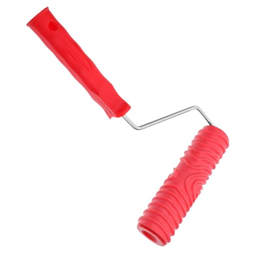 AUTSUPPL Texturierter Farbroller für Wanddekoration Embossing Roller für Diy Projekte Strapazierfähiger Gummigriff für Wände Decken und Möbeloberflächen von AUTSUPPL