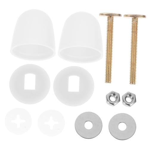 AUTSUPPL Toilettensitz Schrauben Set aus Edelstahl und Langlebige Wc Sitz Ersatzteile mit Dekorativen Abdeckkappen Einfache Installation Kompatibel für Vielfältige Toilettenmodelle AUTSUPPL Toilettensitz Schrauben Set aus Edelstahl und Langlebige Wc Sitz Ersatzteile mit Dekorativen Abdeckkappen Einfache Installation Kompatibel für Vielfältige Toilettenmodelle von AUTSUPPL