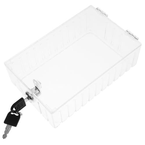 AUTSUPPL Transparente Abschließbare Thermostatabdeckung mit Schlüssel Belüftet Kompatibel für Wandthermostate Einfache Installation Schutzbox gegen Manipulation für Heizung und Klimaanlage AUTSUPPL Transparente Abschließbare Thermostatabdeckung mit Schlüssel Belüftet Kompatibel für Wandthermostate Einfache Installation Schutzbox gegen Manipulation für Heizung und Klimaanlage von AUTSUPPL