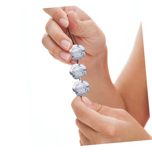 AUTSUPPL Transparentes Farbverlaufendes DIY Schmuckzubehör mit Schmetterlings Fünfblüten motiven Acryl Perlen für Halsketten Armbänder Haarschmuck Bastelarbeiten von AUTSUPPL