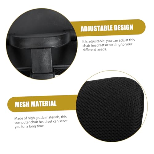 AUTSUPPL Verstellbare Bürostuhl Kopfstütze Nackenstütze mit Weichem Schwamm für Ergonomischen Halt Kompatibel mit Computer Stühlen Einfache Montage Langlebiges Material Schwarz AUTSUPPL Verstellbare Bürostuhl Kopfstütze Nackenstütze mit Weichem Schwamm für Ergonomischen Halt Kompatibel mit Computer Stühlen Einfache Montage Langlebiges Material Schwarz von AUTSUPPL