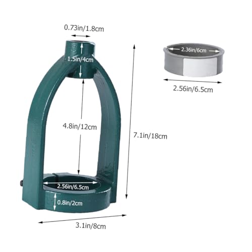 AUTSUPPL Vierkantlochbohrer Adapter aus Robustem Eisen Langlebiger Mortising Attachment Konverter für Tischbohrmaschinen Präzises Location Tool Kompakt und Einfach Tragbar für Holzarbeiten von AUTSUPPL