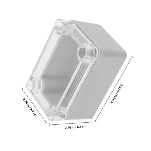 AUTSUPPL Wasserdichte Verteilerdose mit Transparentem ABS Gehäuse Staub Wasserresistente Aufputz Abzweigdose für Außenbereich Schnelle Montage Klare Abzweigdose für Elektroinstallationen AUTSUPPL Wasserdichte Verteilerdose mit Transparentem ABS Gehäuse Staub Wasserresistente Aufputz Abzweigdose für Außenbereich Schnelle Montage Klare Abzweigdose für Elektroinstallationen von AUTSUPPL