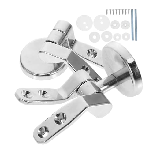 AUTSUPPL Zinklegierung Wc Sitz Scharnier Set mit Schrauben und Bolzen Ersatz Toilette Sitzbefestigung Soft close Klodeckel Scharniere Langlebig Einfache Montage Badezimmer Zubehör AUTSUPPL Zinklegierung Wc Sitz Scharnier Set mit Schrauben und Bolzen Ersatz Toilette Sitzbefestigung Soft close Klodeckel Scharniere Langlebig Einfache Montage Badezimmer Zubehör von AUTSUPPL