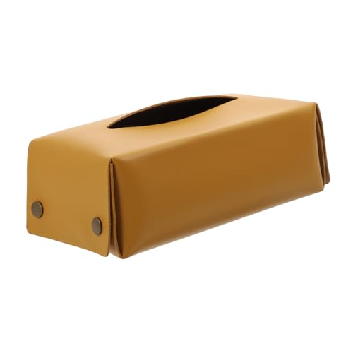 AUTSUPPL wasserdichte PU Tissue Box für Zuhause und Büro Praktischer Taschentuchhalter Robust und Einfach zu Reinigen Vielseitig Einsetzbar für Auto Reisen und Schreibtisch Gelb AUTSUPPL wasserdichte PU Tissue Box für Zuhause und Büro Praktischer Taschentuchhalter Robust und Einfach zu Reinigen Vielseitig Einsetzbar für Auto Reisen und Schreibtisch Gelb von AUTSUPPL