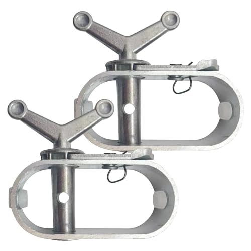 AUTUUCKEE 2 Spannschlösser für den Pool, Poolabdeckung, Spannschlossseil, Seilspanner aus Aluminiumlegierung, Spanndrahtseil für die Poolabdeckung zur Befestigung der Poolplane im Winter(Size:Zwei) von AUTUUCKEE