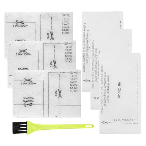 AUTUUCKEE 3 Sets Staubsaugerfilter für Staubsauger, Abluftfilter mit Bürste, Motorschutzfilter kompatibel C1/2/3, Compact Dynamic U1, S200-S899, S2000-S8999 von AUTUUCKEE