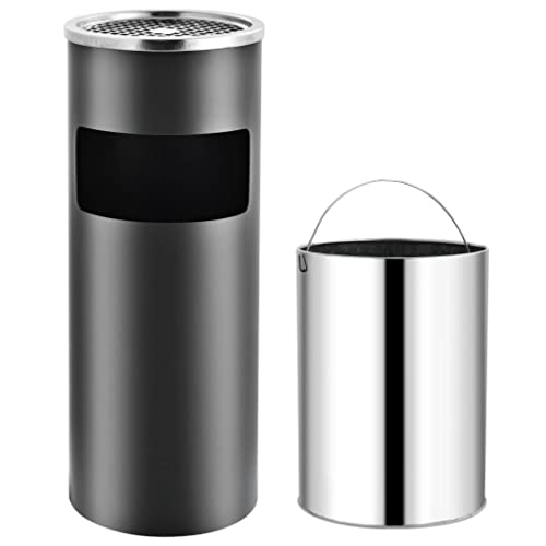 Home Outdoor OthersAshtray Dustbin Hotel 30L Steel Grey von AUUIJKJF
