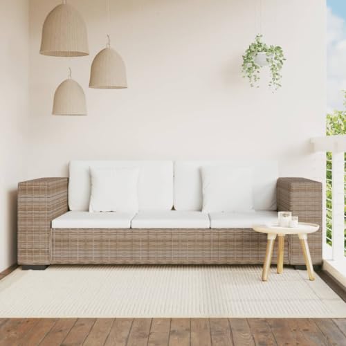 AUVNQDUC Sofa Natürliches Rattan(Color:Braun 8-TLG,Size:200 x 80 x 61 cm (B x T x H)) von AUVNQDUC